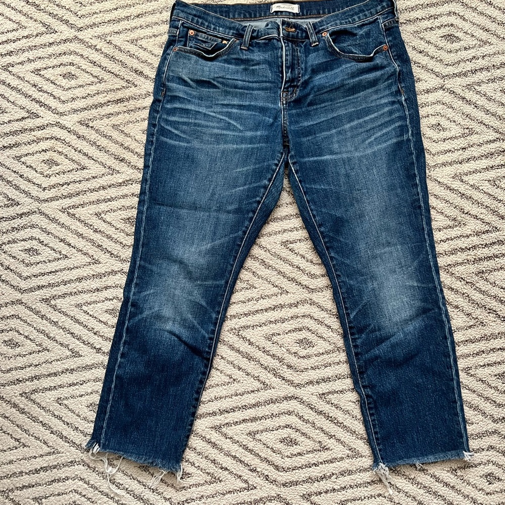 Madewell boysjeans. Distressed. Size 30.